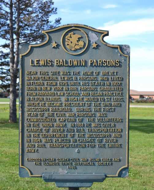 LEWIS BALDWIN PARSONS WAR MEMORIAL MARKER