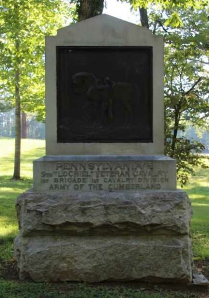 PENNSYLVANIA’S 9TH “LOCHIEL” VETERANS CAVALRY WAR MEMORIAL FRONT
