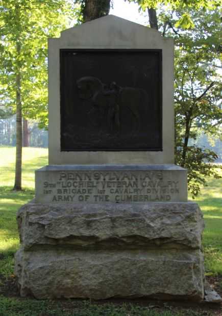 PENNSYLVANIA’S 9TH “LOCHIEL” VETERANS CAVALRY WAR MEMORIAL FRONT