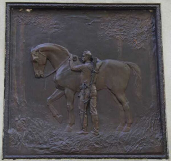 PENNSYLVANIA’S 9TH “LOCHIEL” VETERANS CAVALRY WAR MEMORIAL PLAQUE A