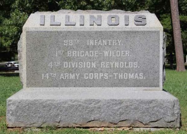 98TH ILLINOIS INFANTRY WAR MEMORIAL