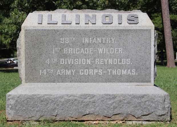 98TH ILLINOIS INFANTRY WAR MEMORIAL