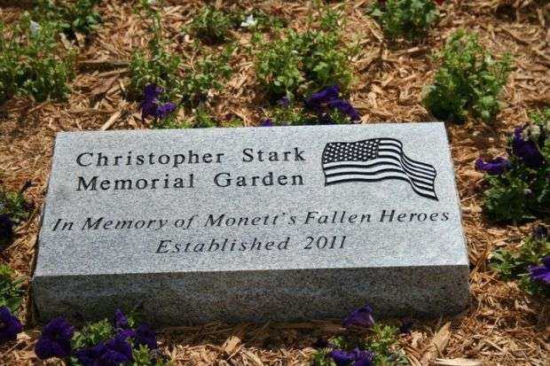 CHRISTOPHER STARK MEMORIAL GARDEN