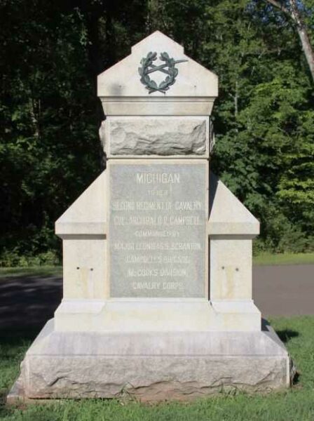 MICHIGAN SECOND REGIMENT OF CAVALRY WAR MEMORIAL