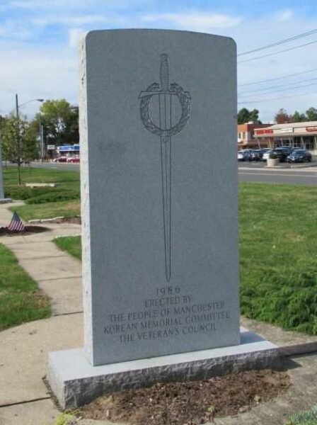 MANCHESTER KOREAN CONFLICT MEMORIAL BACK