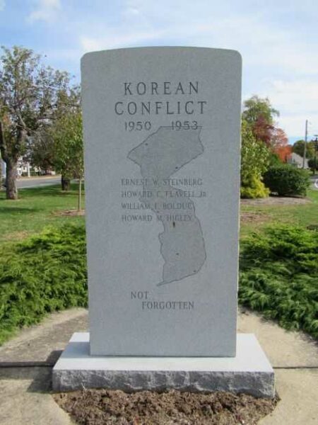 MANCHESTER KOREAN CONFLICT MEMORIAL FRONT
