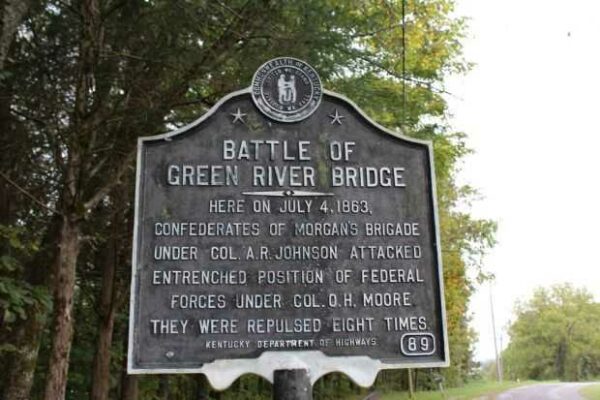 BATTLE OF GREEN RIVER BRIDGE MEMORIAL MARKER