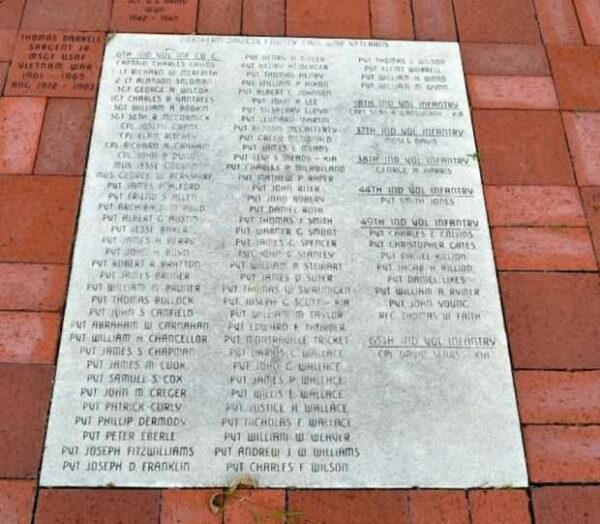ODON VETERANS MEMORIAL STONE H