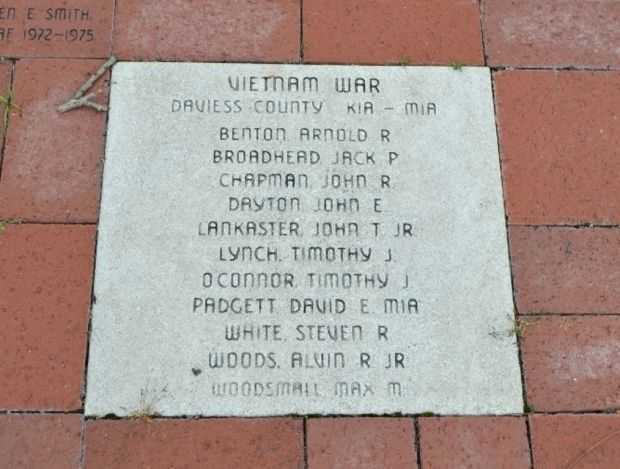 ODON VETERANS MEMORIAL STONE E