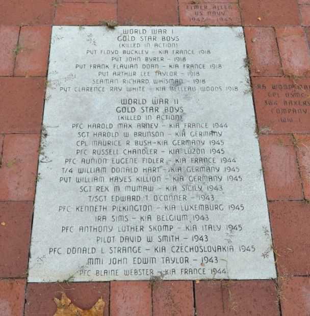 ODON VETERANS MEMORIAL STONE D