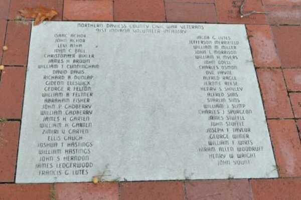 ODON VETERANS MEMORIAL STONE C