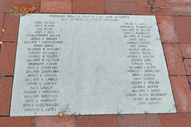 ODON VETERANS MEMORIAL STONE C
