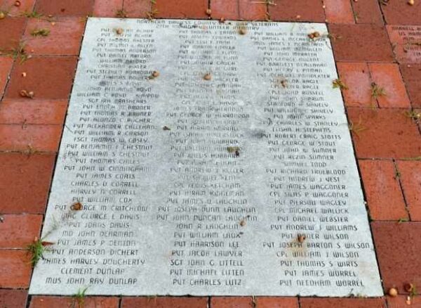 ODON VETERANS MEMORIAL STONE B
