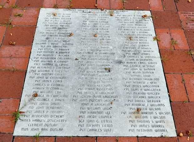 ODON VETERANS MEMORIAL STONE B