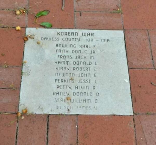 ODON VETERANS MEMORIAL STONE A