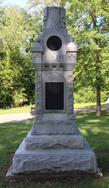 10TH OHIO INFANTRY, GENERAL HEAD-QUARTERS WAR MEMORIAL BACK