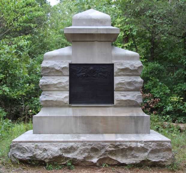 74TH REG INDIANA INFTY WAR MEMORIAL BACK