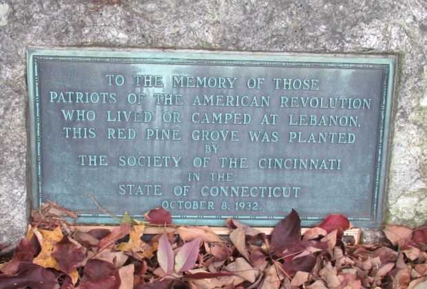 LEBANON REVOLUTIONARY WAR MEMORIAL PLAQUE