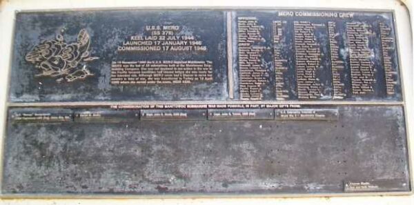 U.S.S. MERO (378) MEMORIAL