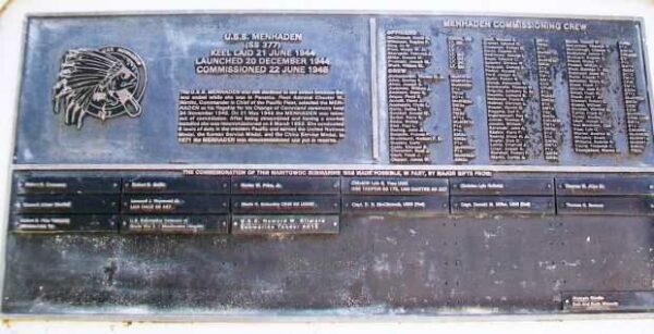 U.S.S. MENHADEN (SS377) WAR MEMORIAL