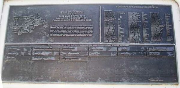U.S.S. LOGGERHEAD (SS374) WAR MEMORIAL