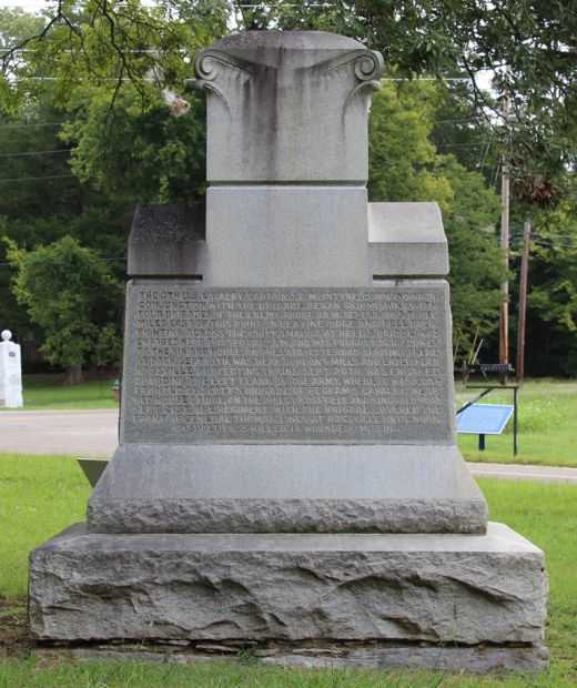 4TH U.S. CAVALRY WAR MEMORIAL BACK