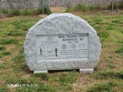 NAVAL TRAINING CENTER BAINBRIDGE MARYLAND MEMORIAL
