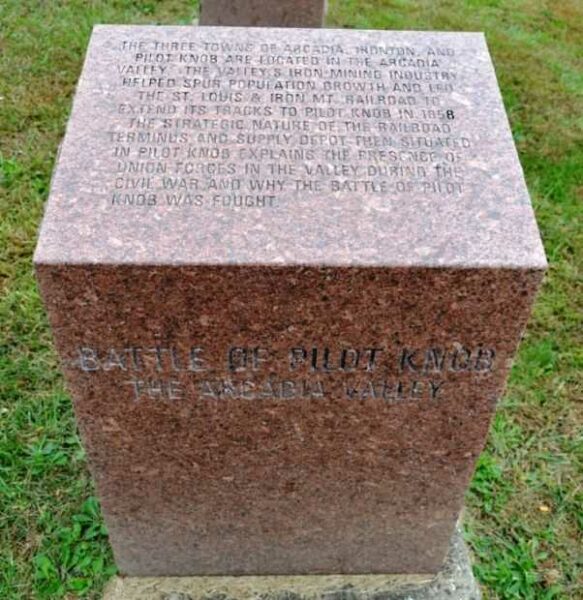 BATTLE OF PILOT KNOB THE ARCADIA VALLEY WAR MEMORIAL