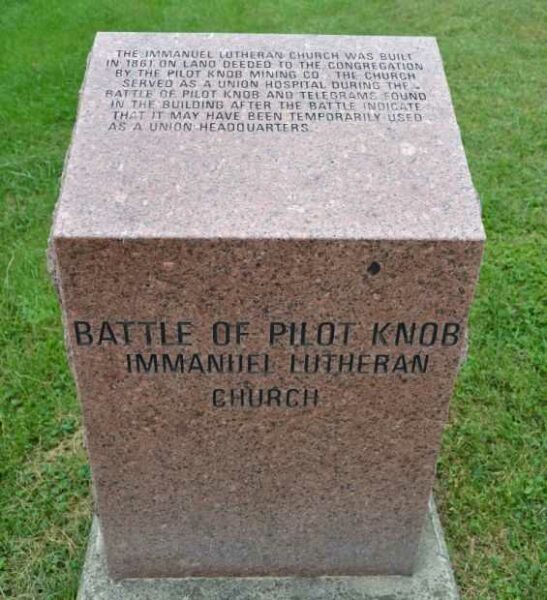 BATTLE OF PIOLT KNOB IMMANUEL LUTHERAN CHURCH WAR MEMORIAL