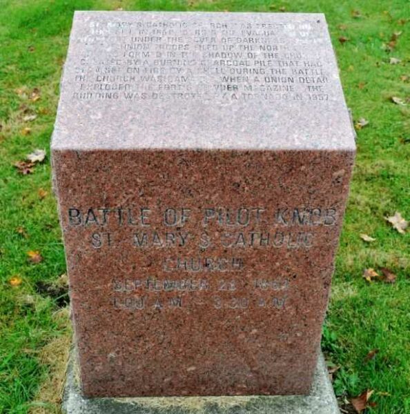 BATTLE OF PILOT KNOB ST. MARY’S CATHOLIC CHURCH WAR MEMORIAL
