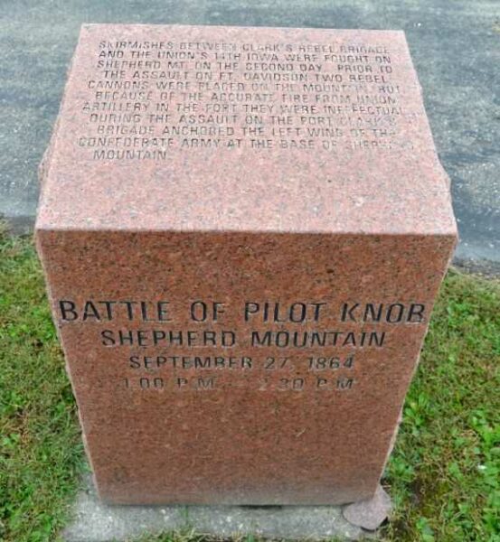 BATTLE OF PILOT KNOB SHEPHERD MOUNTAIN WAR MEMORIAL