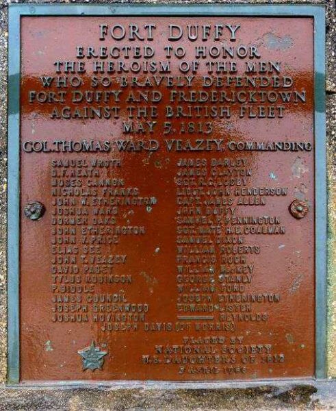 FORT DUFFY WAR MEMORIAL PLAQUE