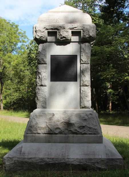 49TH OHIO INFANTRY REGIMENT WAR MEMORIAL BACK