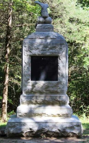 32ND REGT INDIANA INFTY WAR MEMORIAL BACK