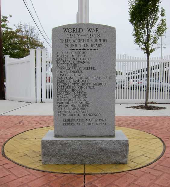 COPIAGUE WORLD WAR I ITALIAN IMMIGRANT MEMORIAL