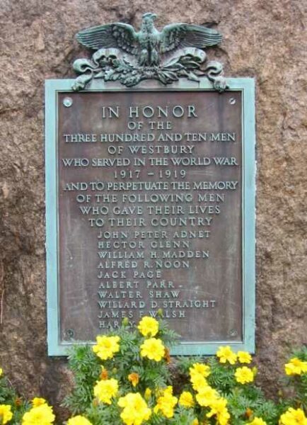 WESTBURY WORLD WAR I MEMORIAL