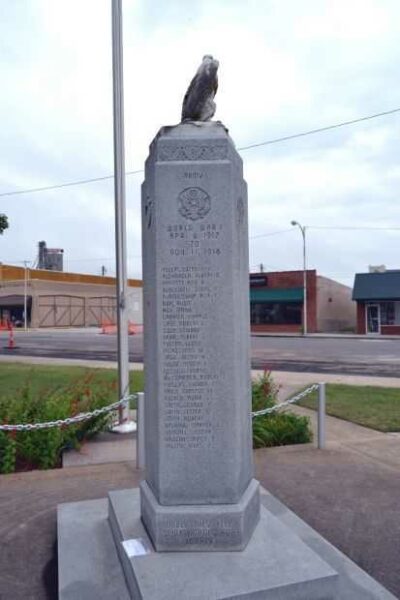 WEBSTER COUNTY WAR MEMORIAL SIDE D