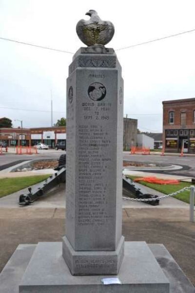WEBSTER COUNTY WAR MEMORIAL SIDE C