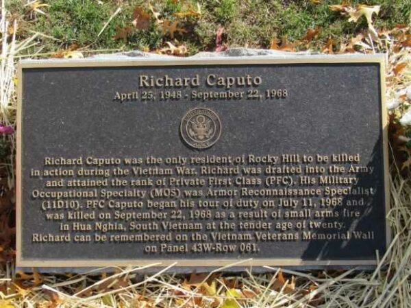RICHARD CAPUTO WAR MEMORIAL