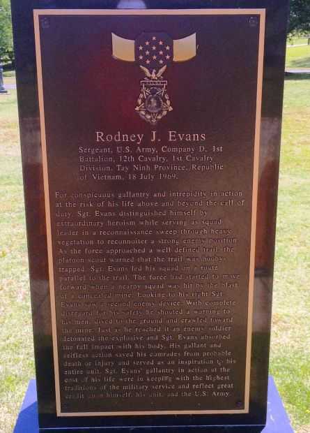 RODNEY J. EVANS MEDAL OF HONOR WAR MEMORIAL