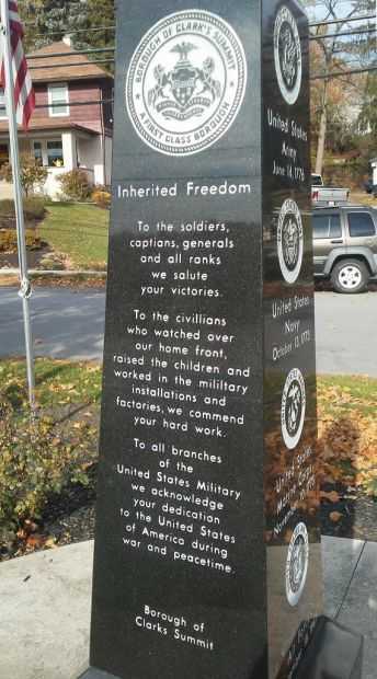 CLARKS SUMMIT VETERANS MEMORIAL SIDE C