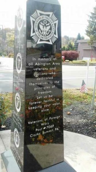 CLARKS SUMMIT VETERANS MEMORIAL SIDE A