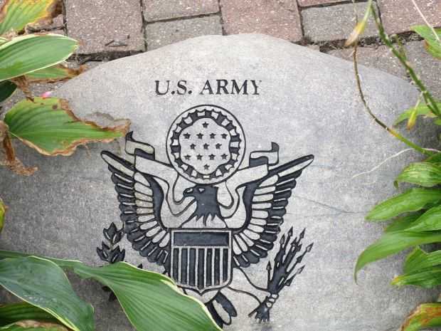 GOSHEN HIGH SCHOOL VETERANS MEMORIAL ROCK B