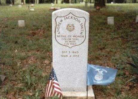 ANDREW JACKSON SMITH MEDAL OF HONOR GRAVESTONE