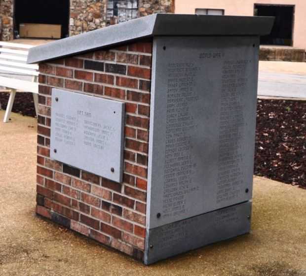 TEXAS COUNTY WAR MEMORIAL SIDE B