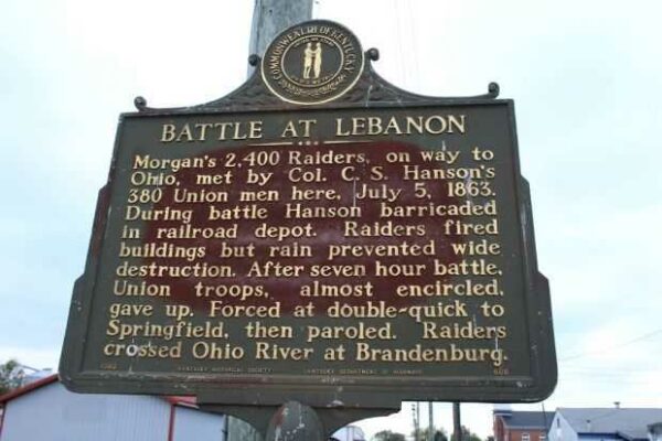 BATTLE OF LEBANON WAR MEMORIAL MARKER II