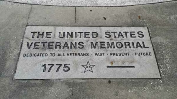 THE UNITED STATES VETERANS MEMORIAL DEDICATION STONE
