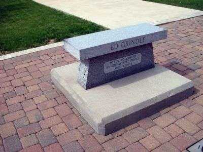 ED GRINDLE WAR MEMORIAL BENCH