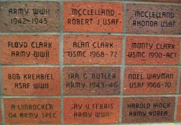 CITY OF ESKRIDGE ALL VETERANS MEMORIAL PAVERS