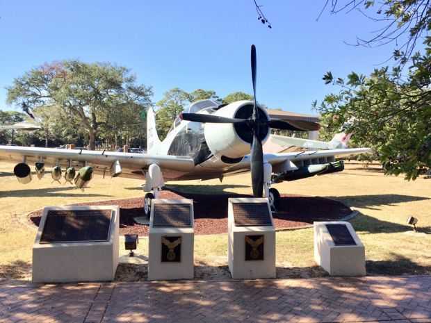 A-1E SKYRAIDER MEMORIAL AIRCRAFT